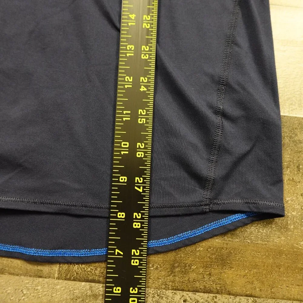 Athleta Chi‎ Tank Top racerback women's medium navy - Picture 4 of 8